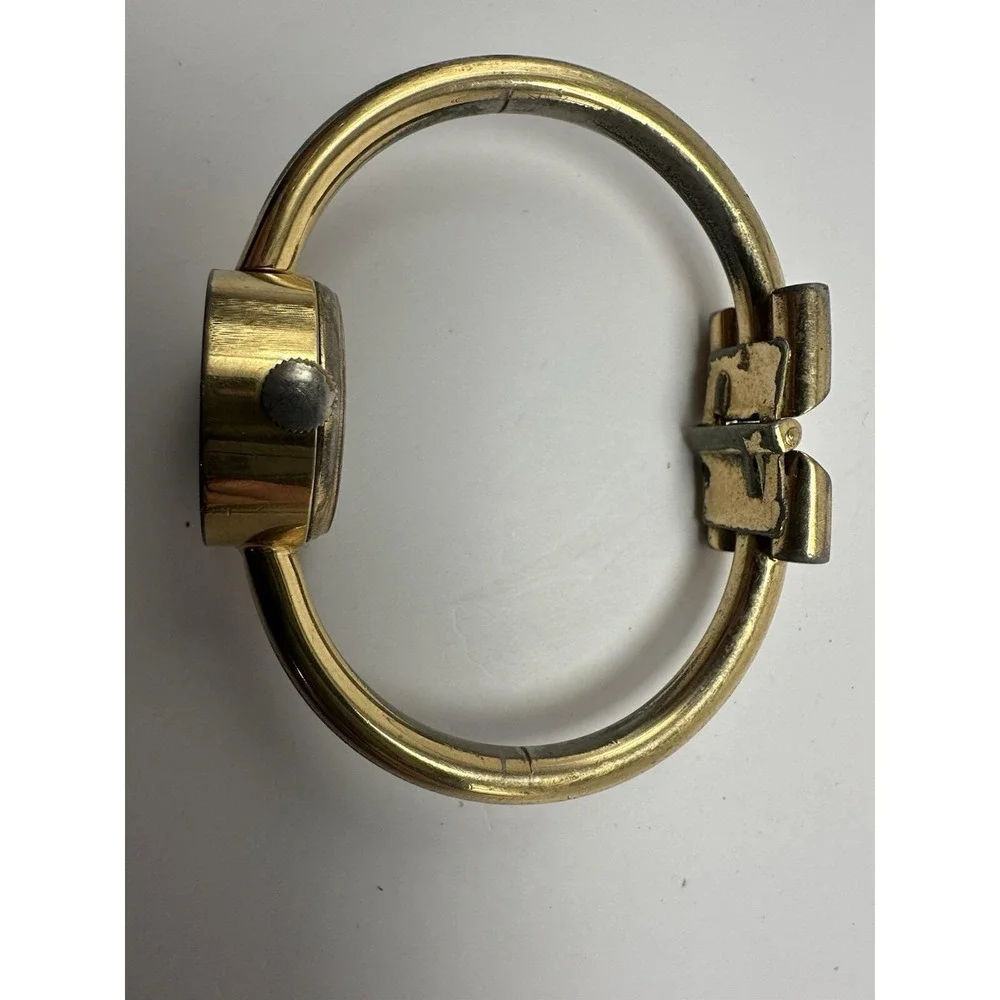 Dominique Ladies Mechanical Wind‎ Vintage Cuff Watch 17 Jewels 22MM 6.25